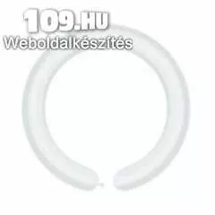 Fehér modellező gumi lufi 100db/cs